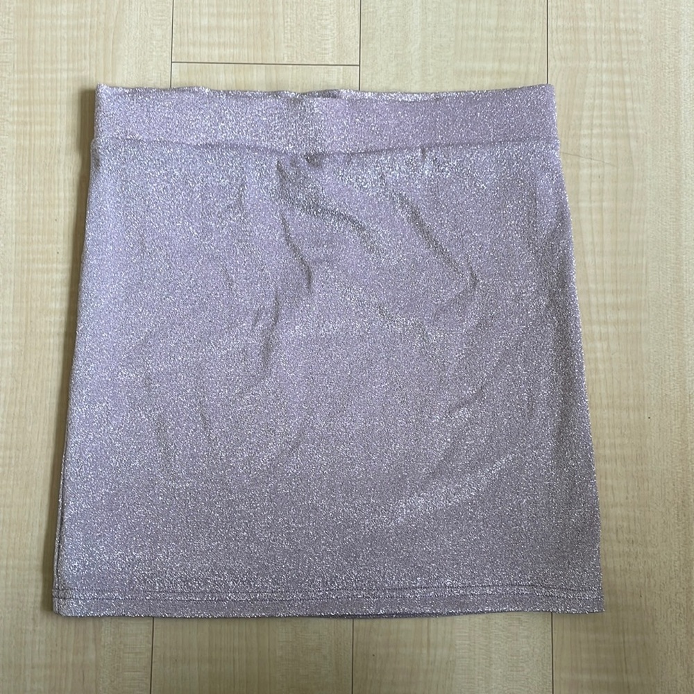 Metallic skirt